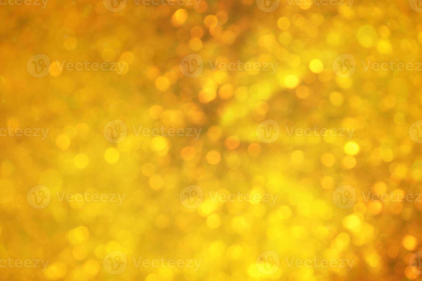 Defocus light. Yellow color abstract bacground withe blurred defocus bokeh light. photo