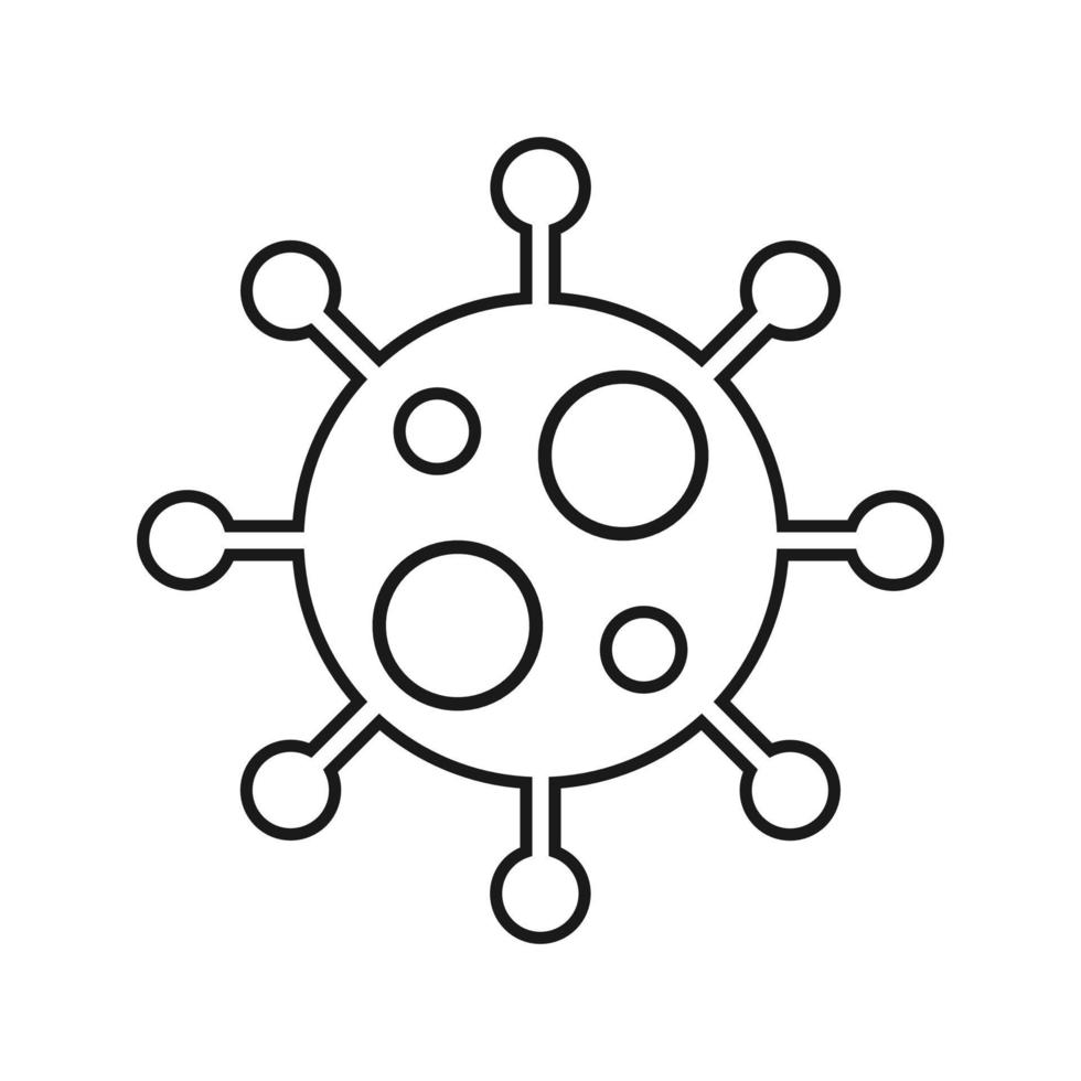 icono de coronavirus. farmacia y asistencia sanitaria. medicación, concepto farmacéutico. vector