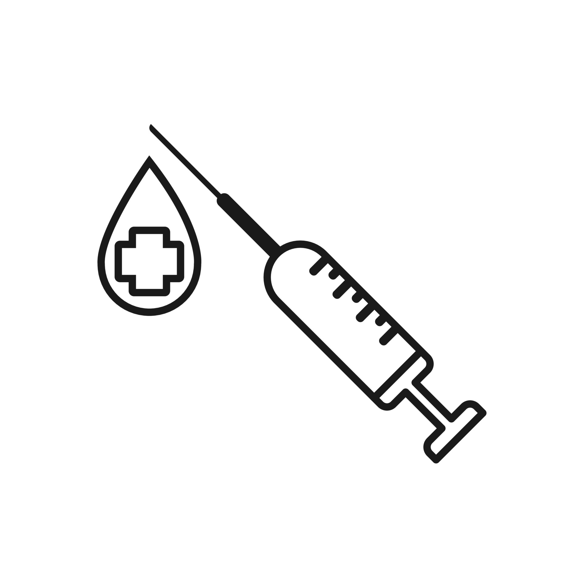 Syringe with vaccine, flat design illustration. Syringe outline vector  icon. 3573192 Vector Art at Vecteezy