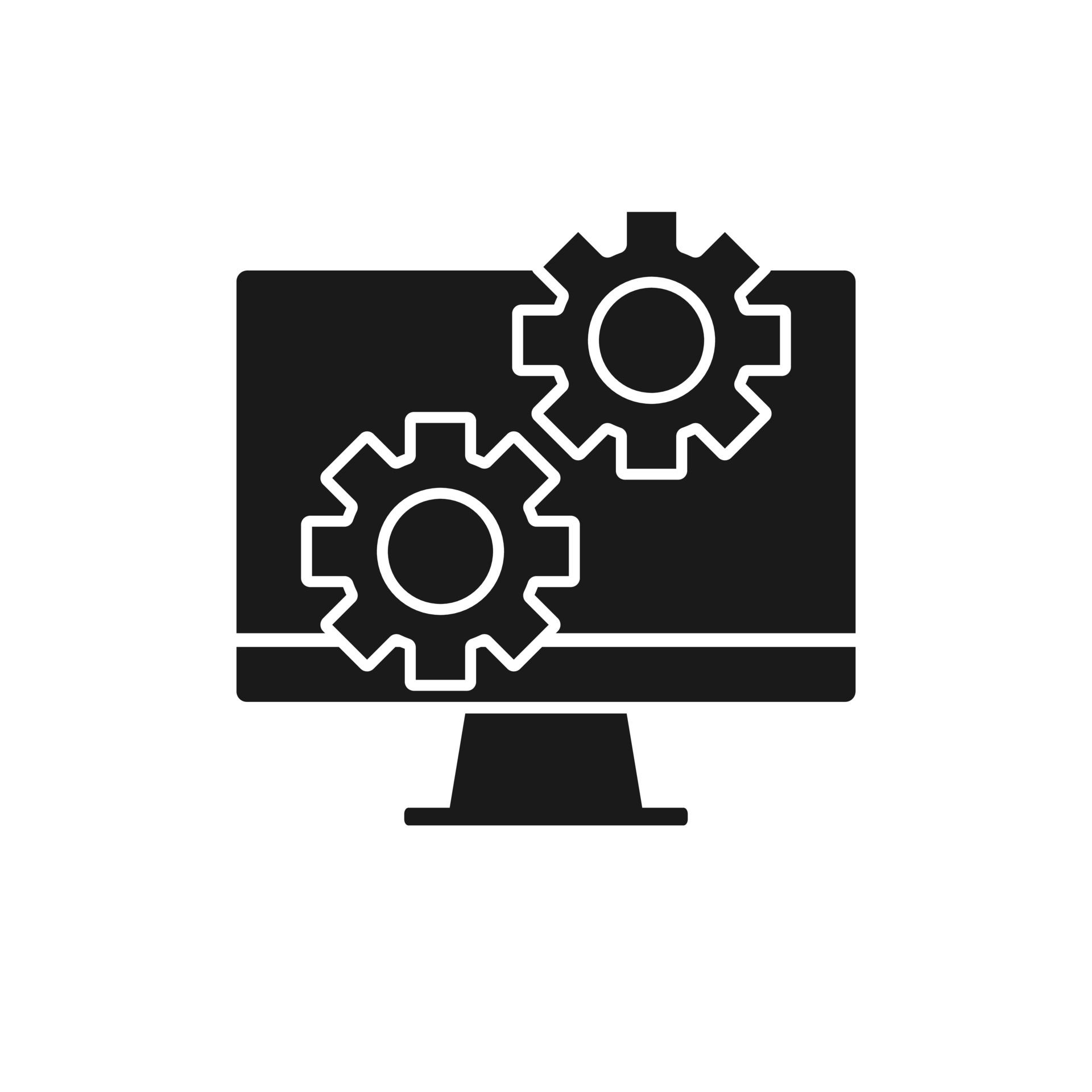 plantilla de logotipo de reparación de computadoras. desarrollo de