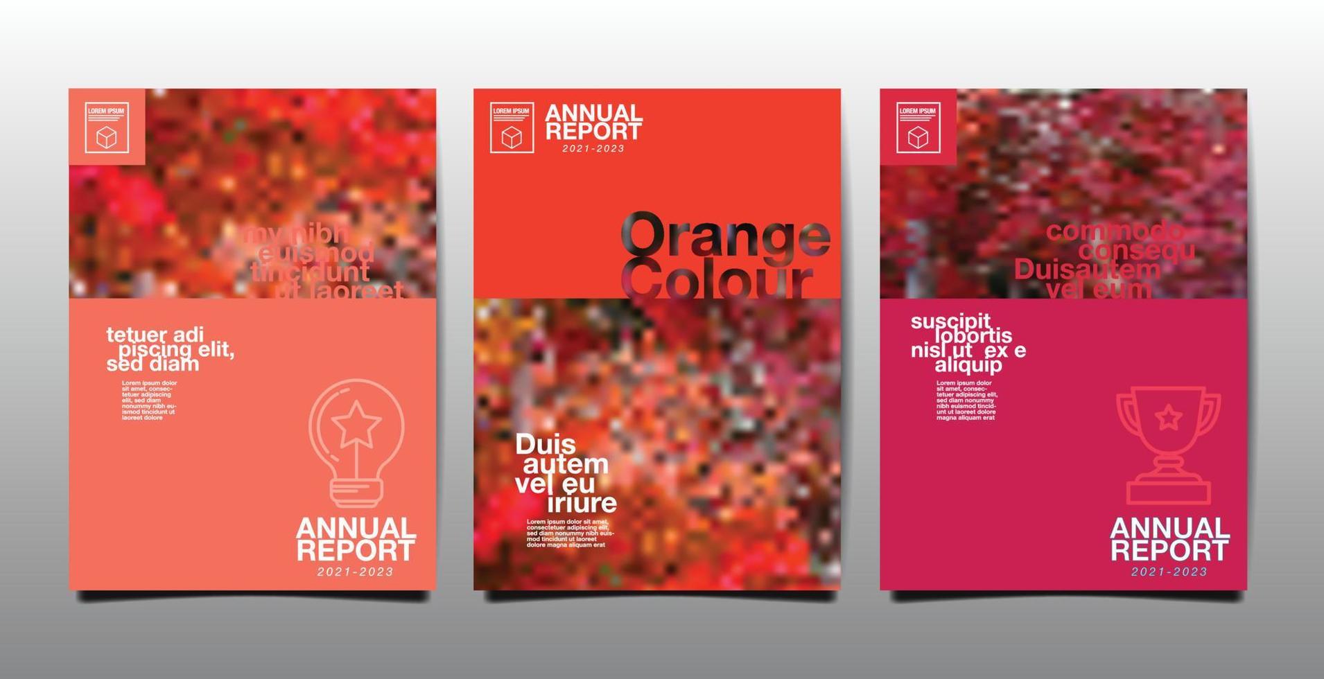 informe anual, negocios, diseño de plantilla, libro de portada. vector