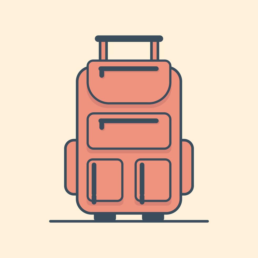 Travel bag vector illustration