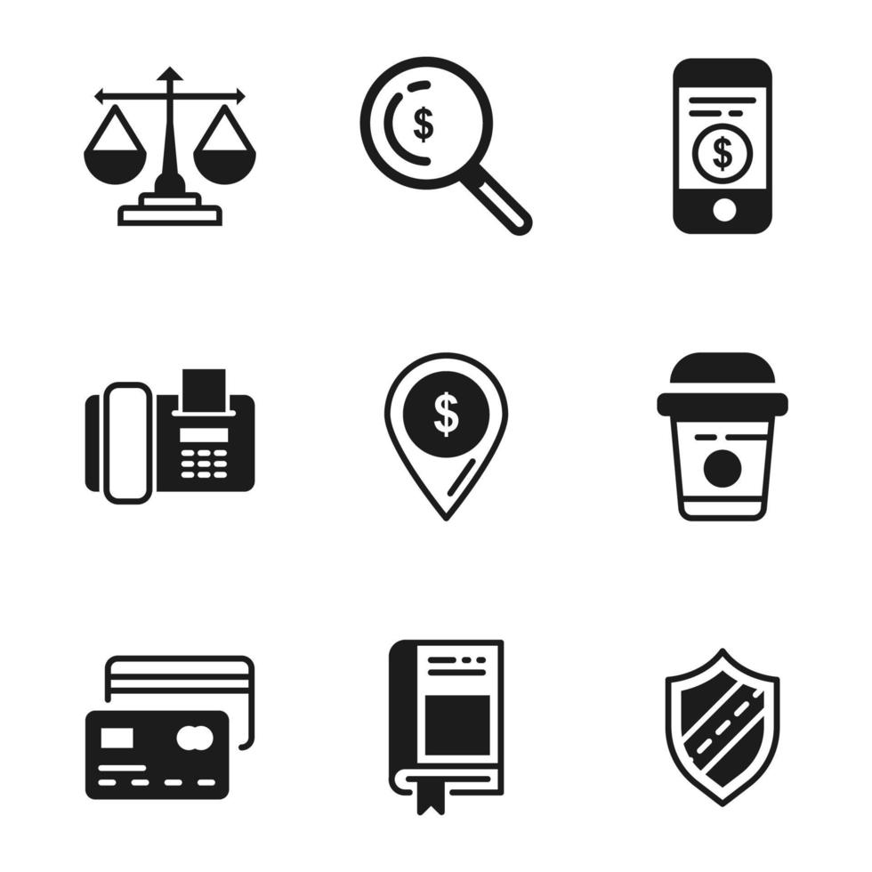 Productivity Icon Set Vector