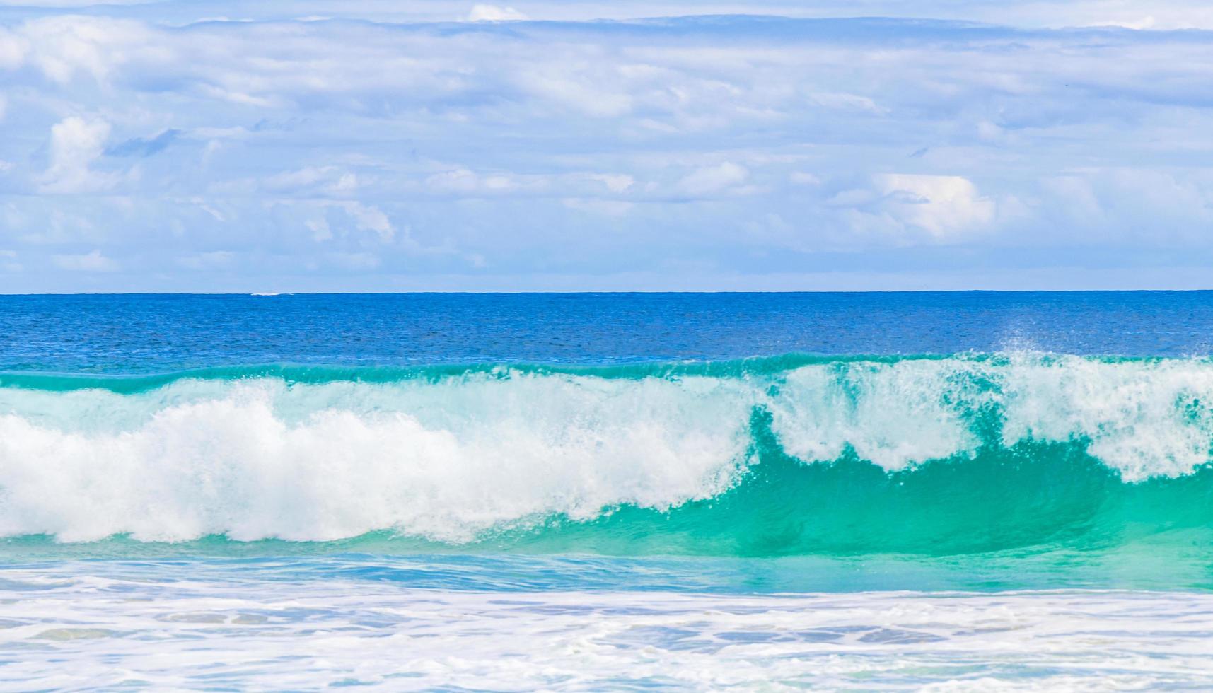 Strong waves Praia Lopes Mendes beach Ilha Grande island Brazil. photo