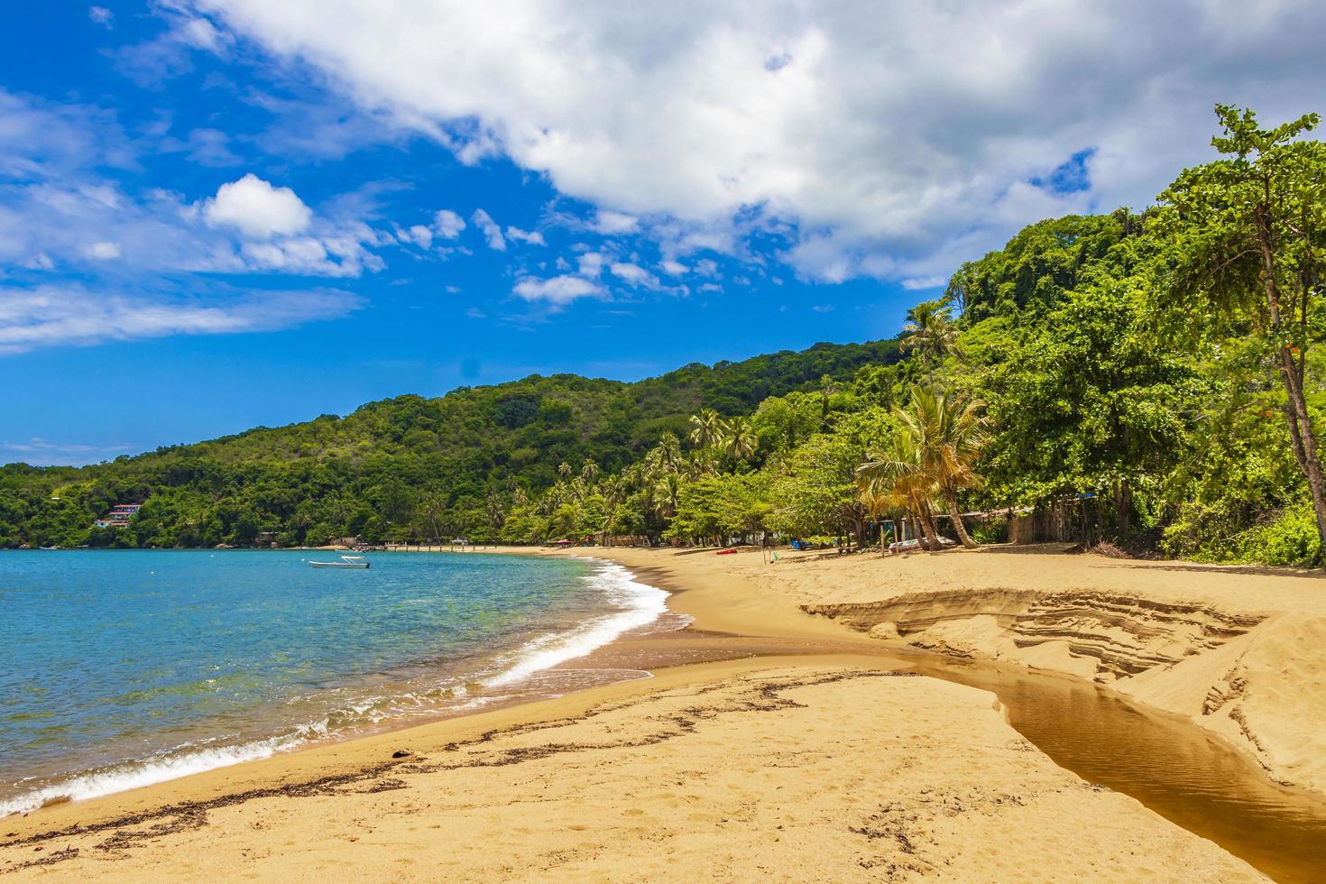 gran isla tropical ilha grande praia de palmas beach brasil. foto