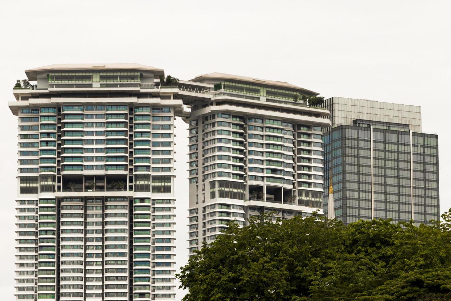 Huge skyscraper big building in Kuala Lumpur, Malaysia photo