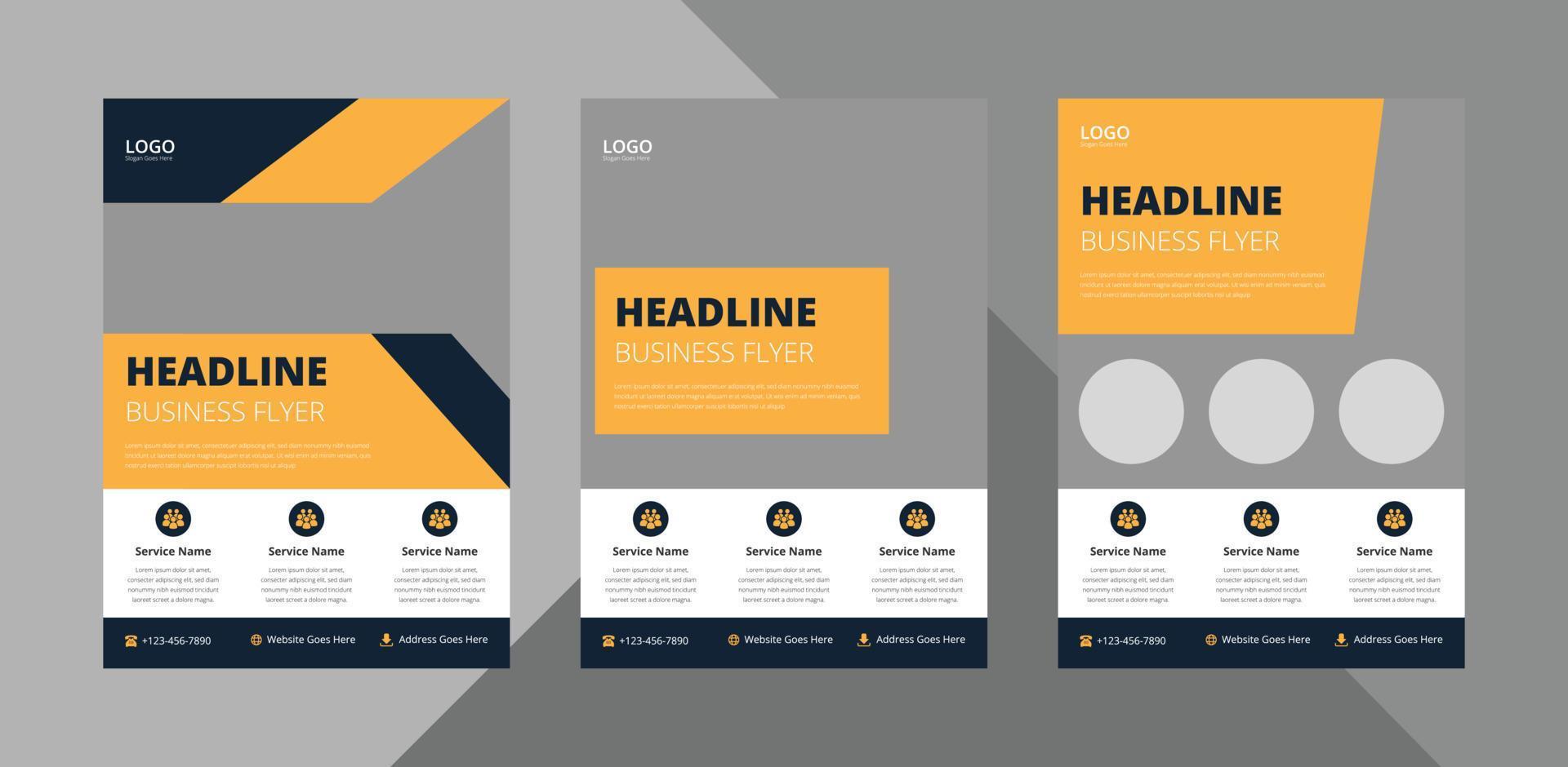 flyer design templates. business corporate flyer design ideas. poster leaflet brochure design ideas. bundle, a4 template, brochure design, cover, flyer, poster, print-ready vector