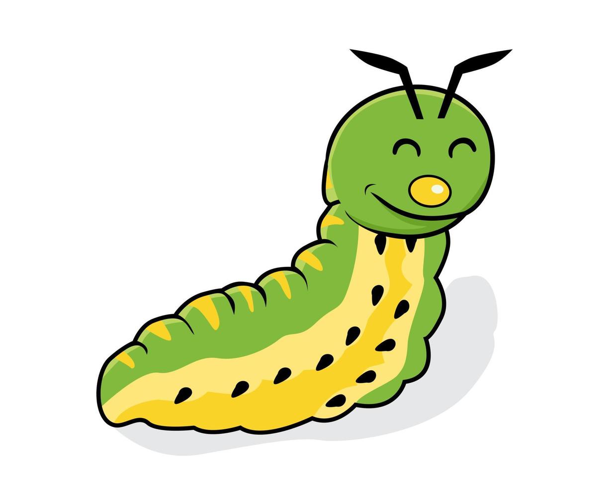 Caterpillar Illustrations Cartoon Isolated vector