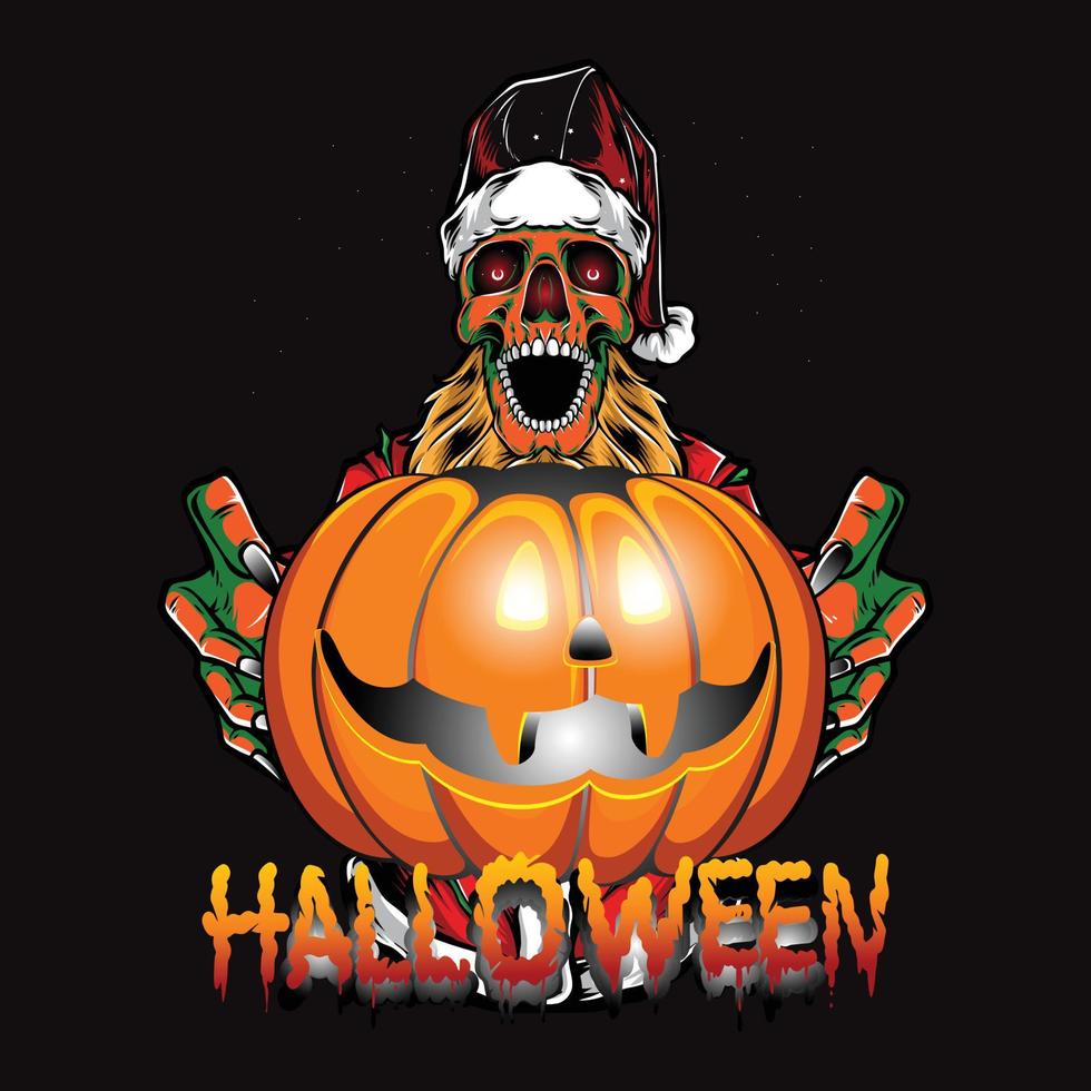 diseño de camiseta de halloween vector