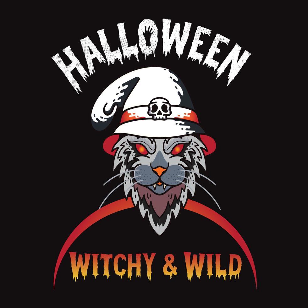 Halloween T-Shirt Design vector