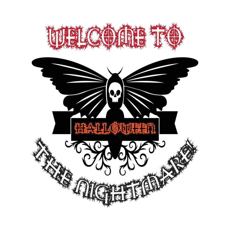 Halloween T-Shirt Design vector