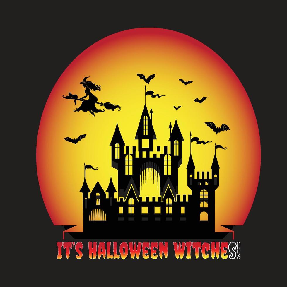 Halloween T-Shirt Design vector