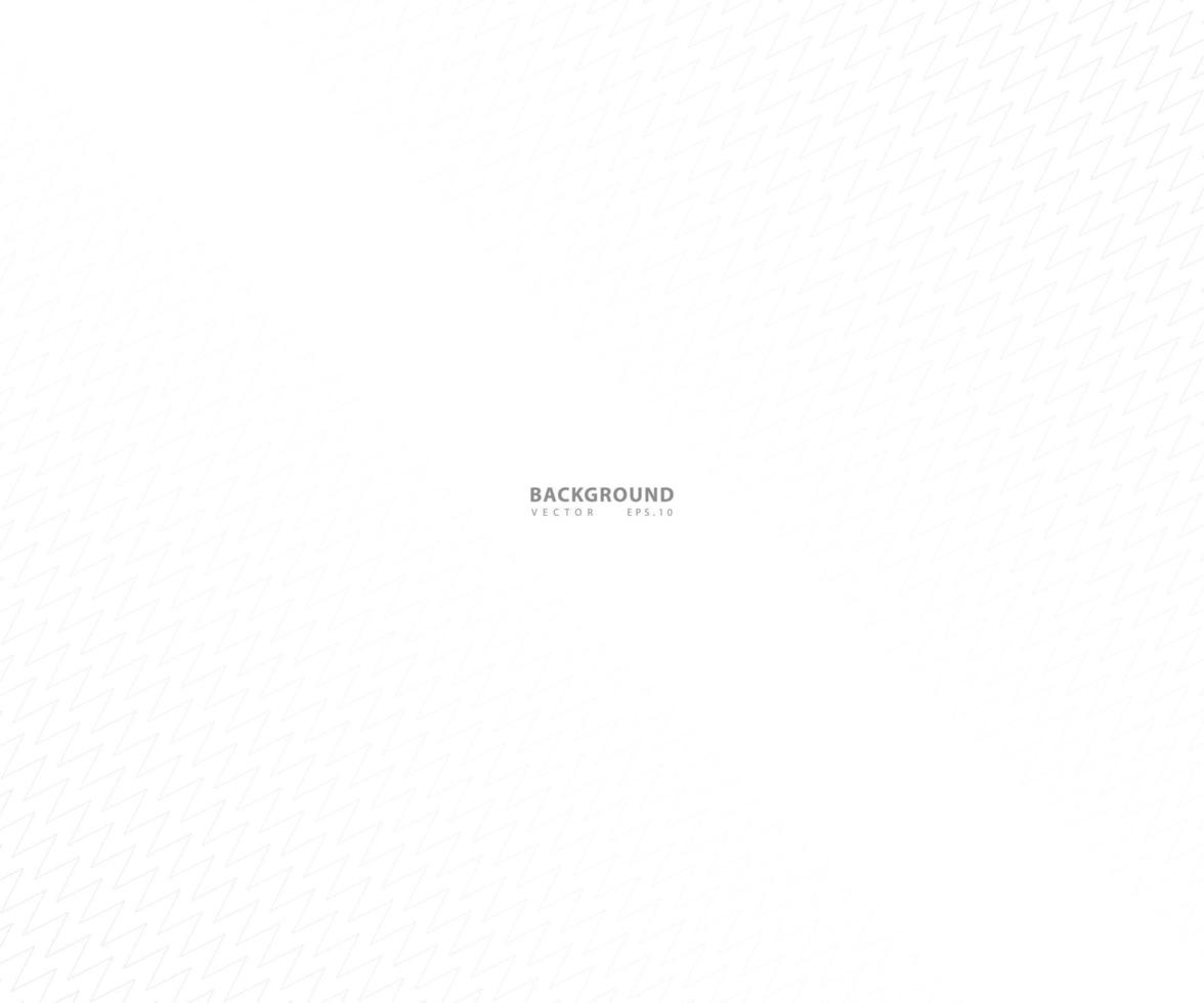 Zig Zag lines pattern. Black wavy line on white background. Abstract wave, vector illustration