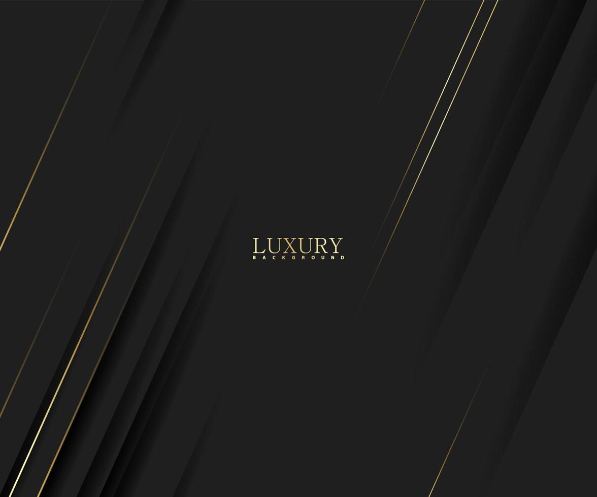 Premium background. Abstract luxury pattern. Gold glitter stripes background. Abstract gold line texture. Black pattern vector illustration.