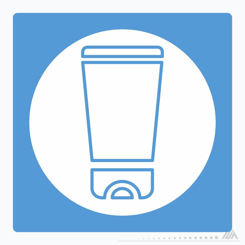 Icon Vector of Body Lotion - White Moon Style