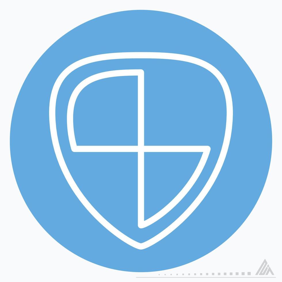 Icon Security - Blue Eyes Style vector