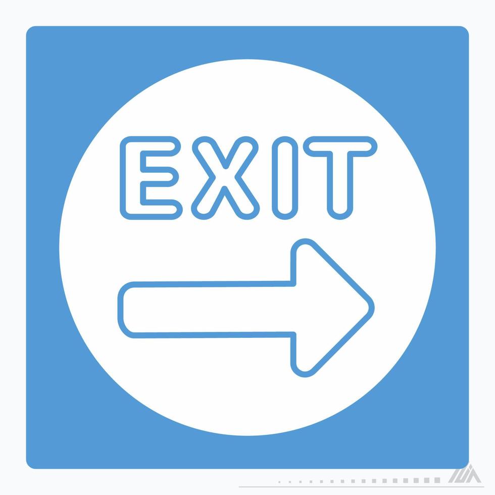 Icon Exit 2 - White Moon Style vector