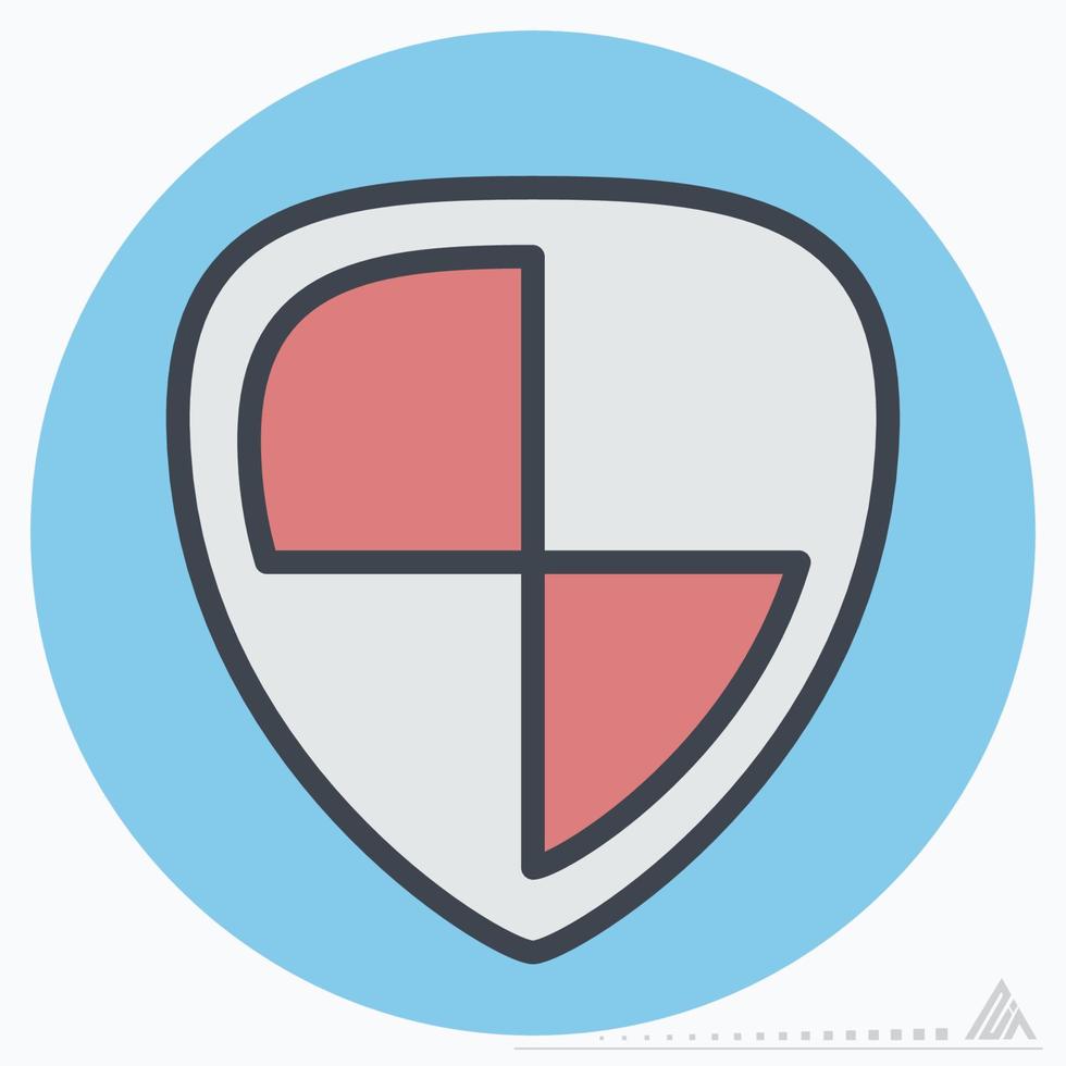 Icon Security - Color Mate Style vector