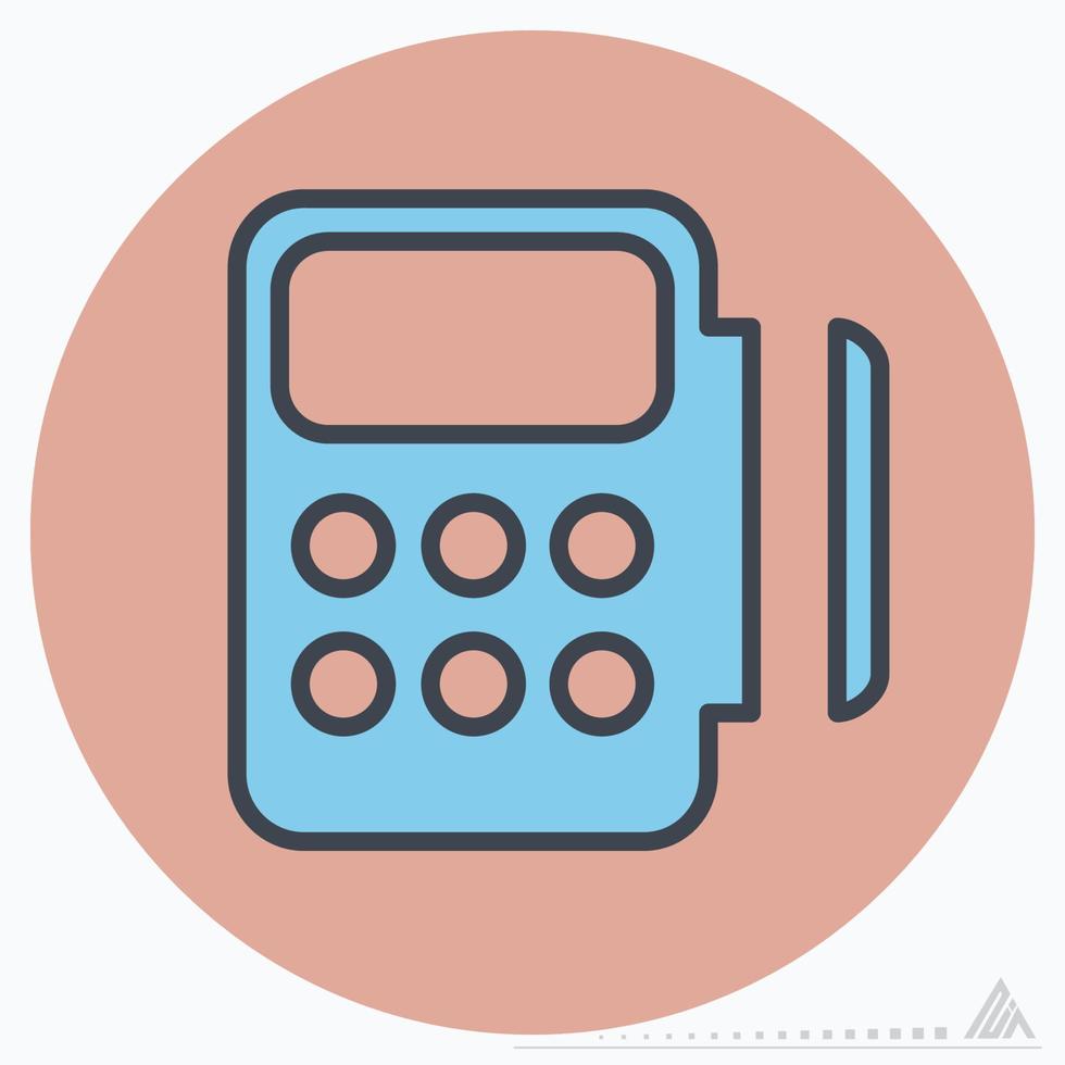 Icon Card Pay - Color Mate Style vector