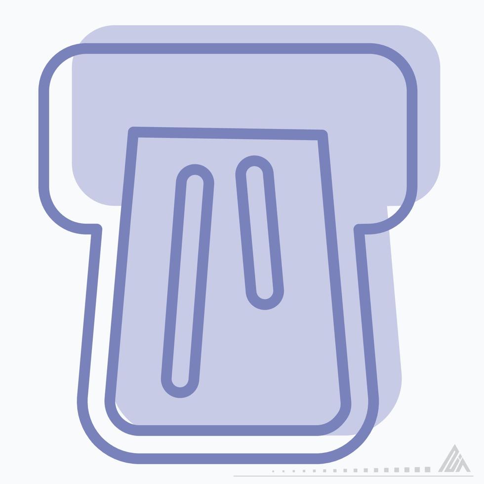 Icon Vector of Pay Card 2 - Two Tone Style