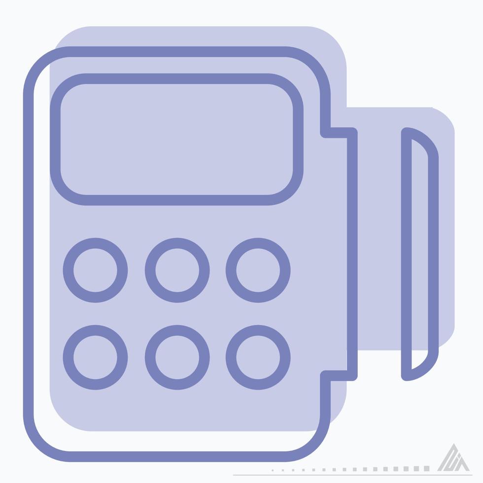 Icon Vector of Card Pay - Two Tone Style