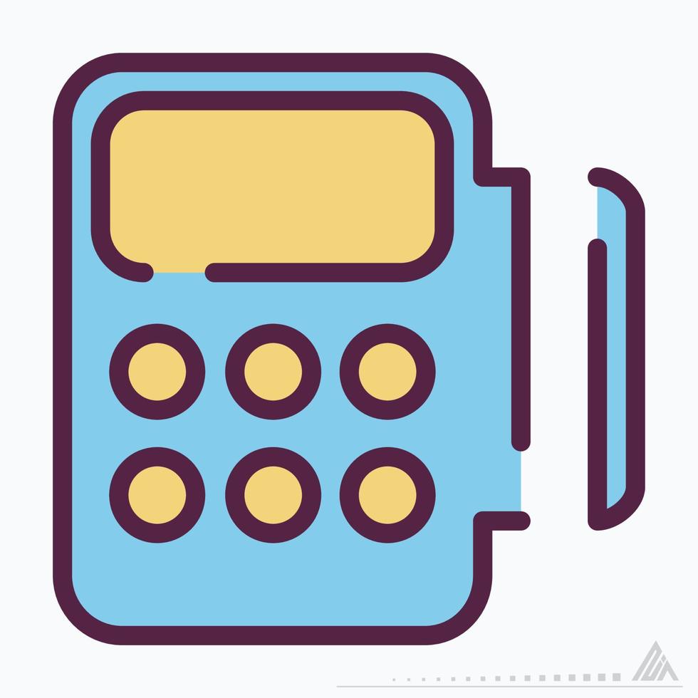 Icon Card Pay - Line Cut Style vector