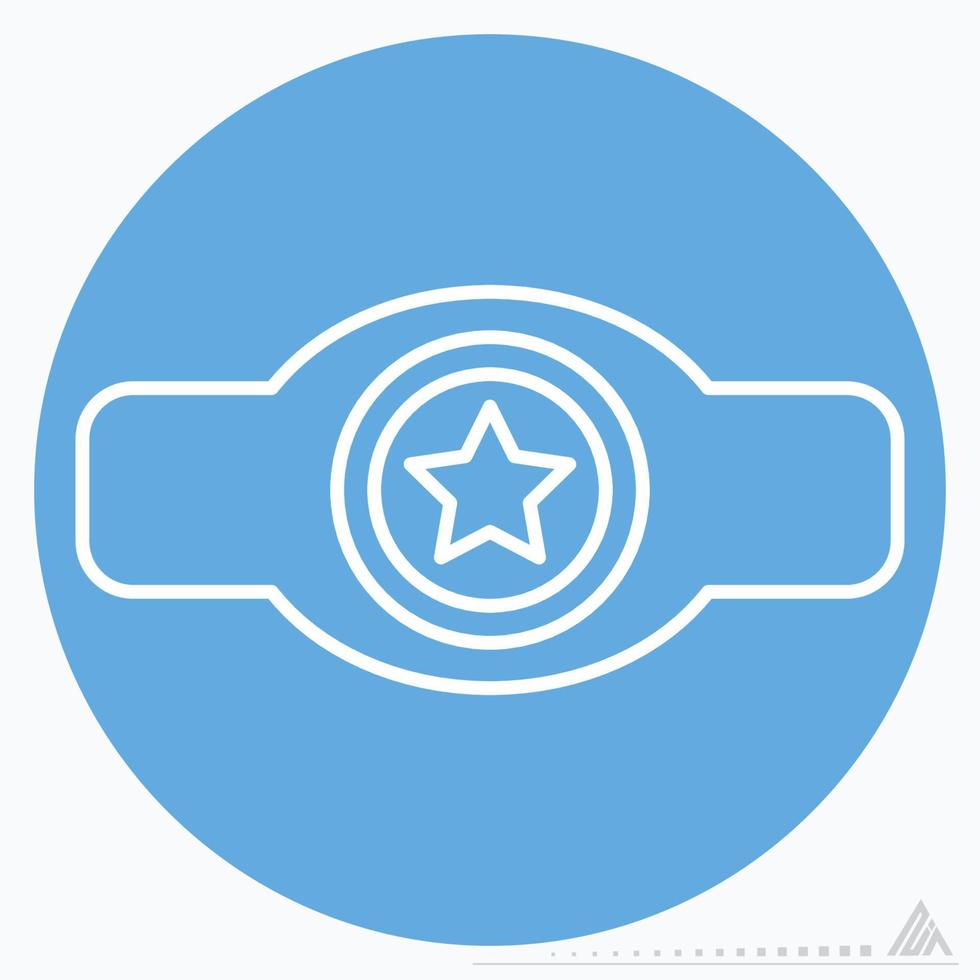 Icon Boxing Medal - Blue Eyes Style vector