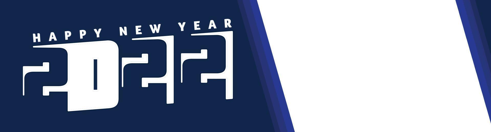 diseño de fondo de estilo creativo feliz año nuevo 2022 vector