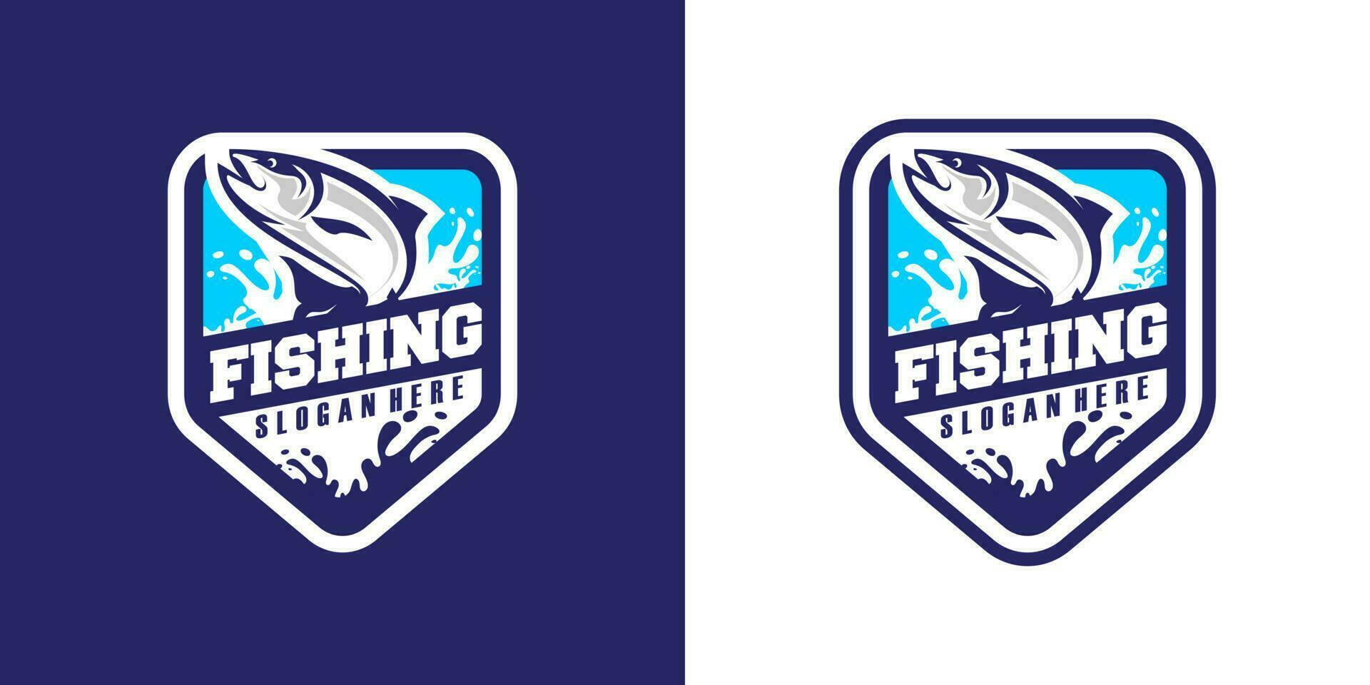 fishing logo vector