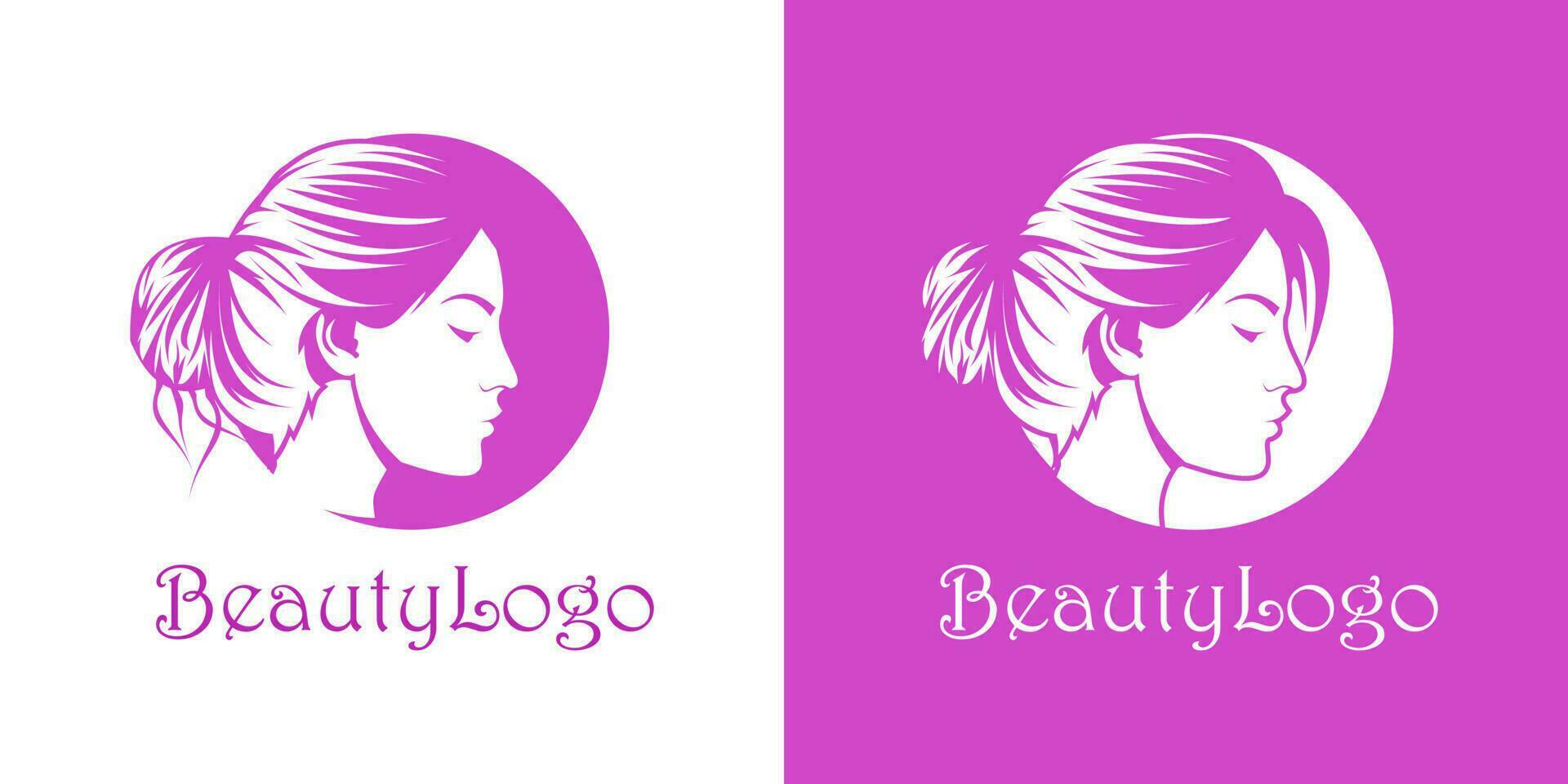 logo de cuidado de belleza vector