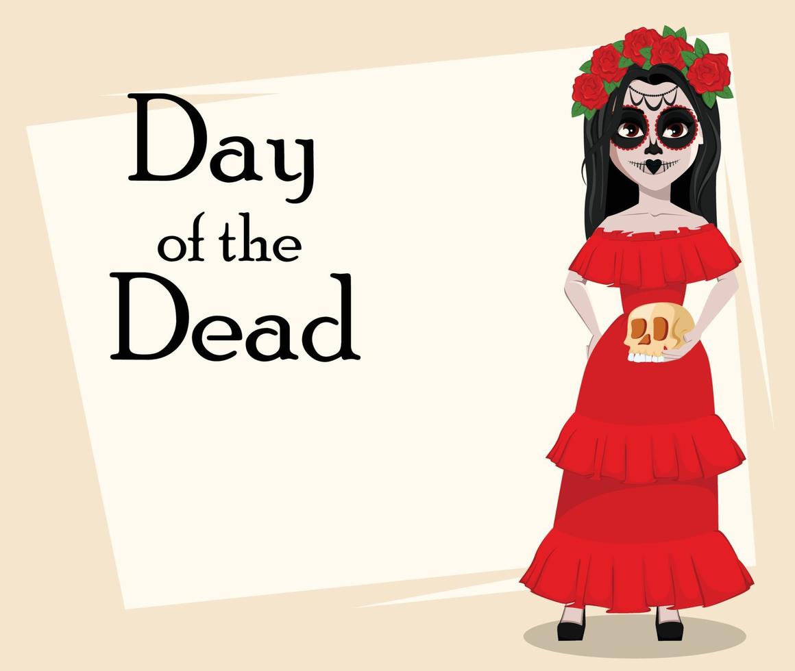 Day of the Dead traditional holiday vector