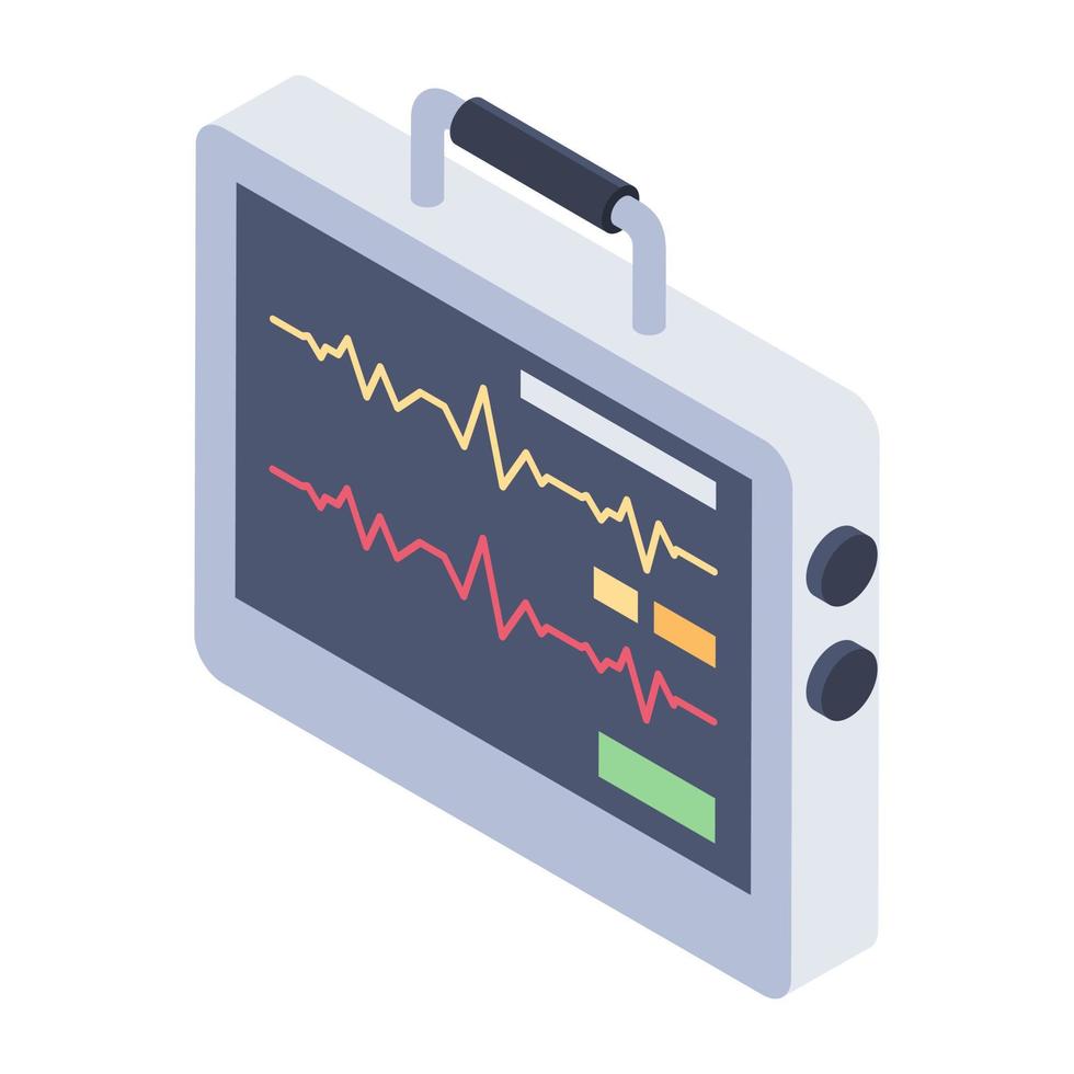 conceptos de ecg de moda vector