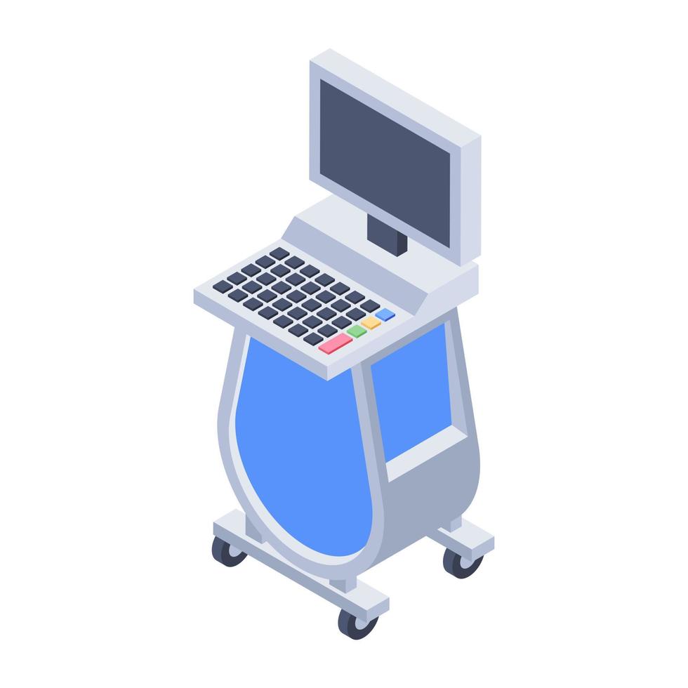 Diagnostic Machine Concepts vector