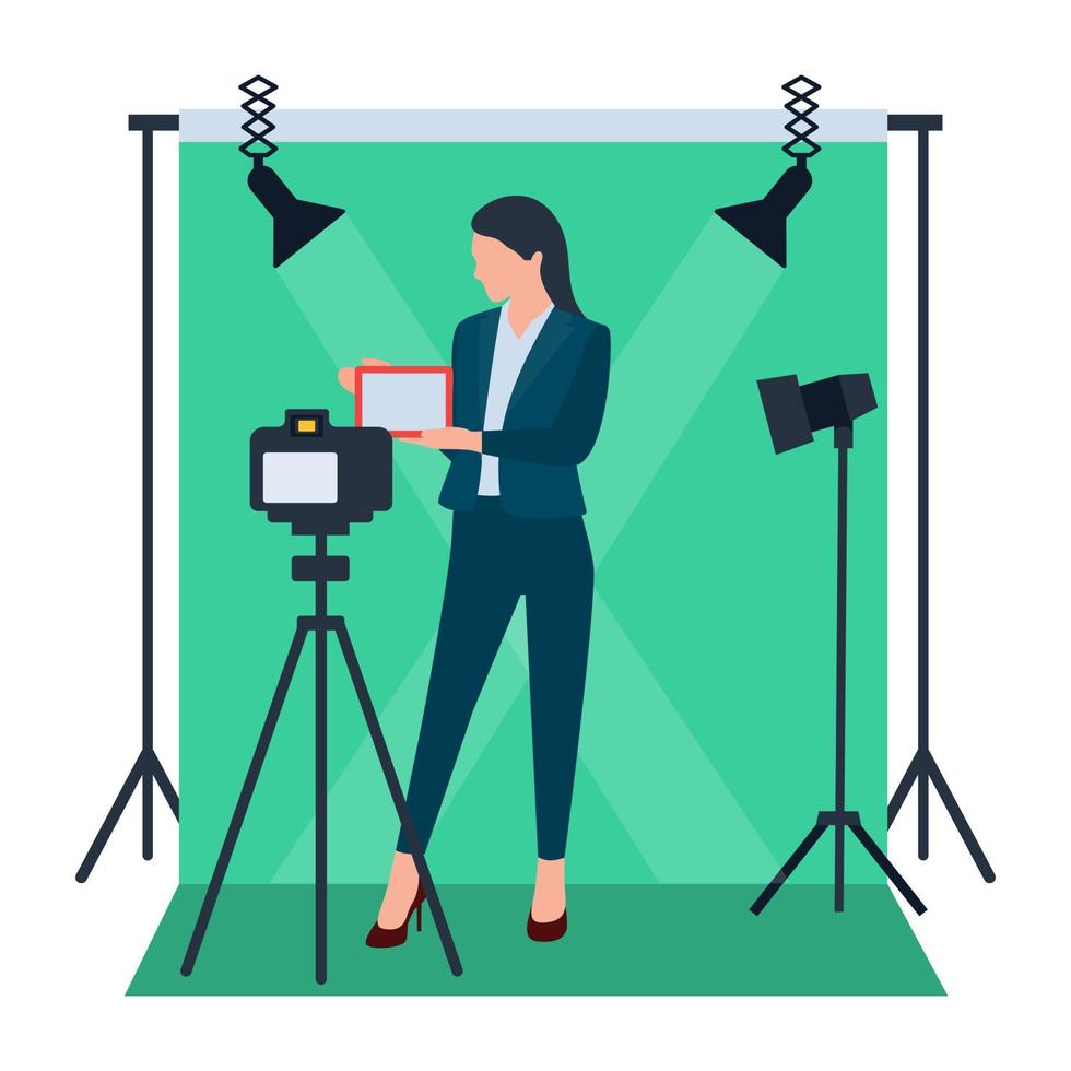 Video Making Concepts vector