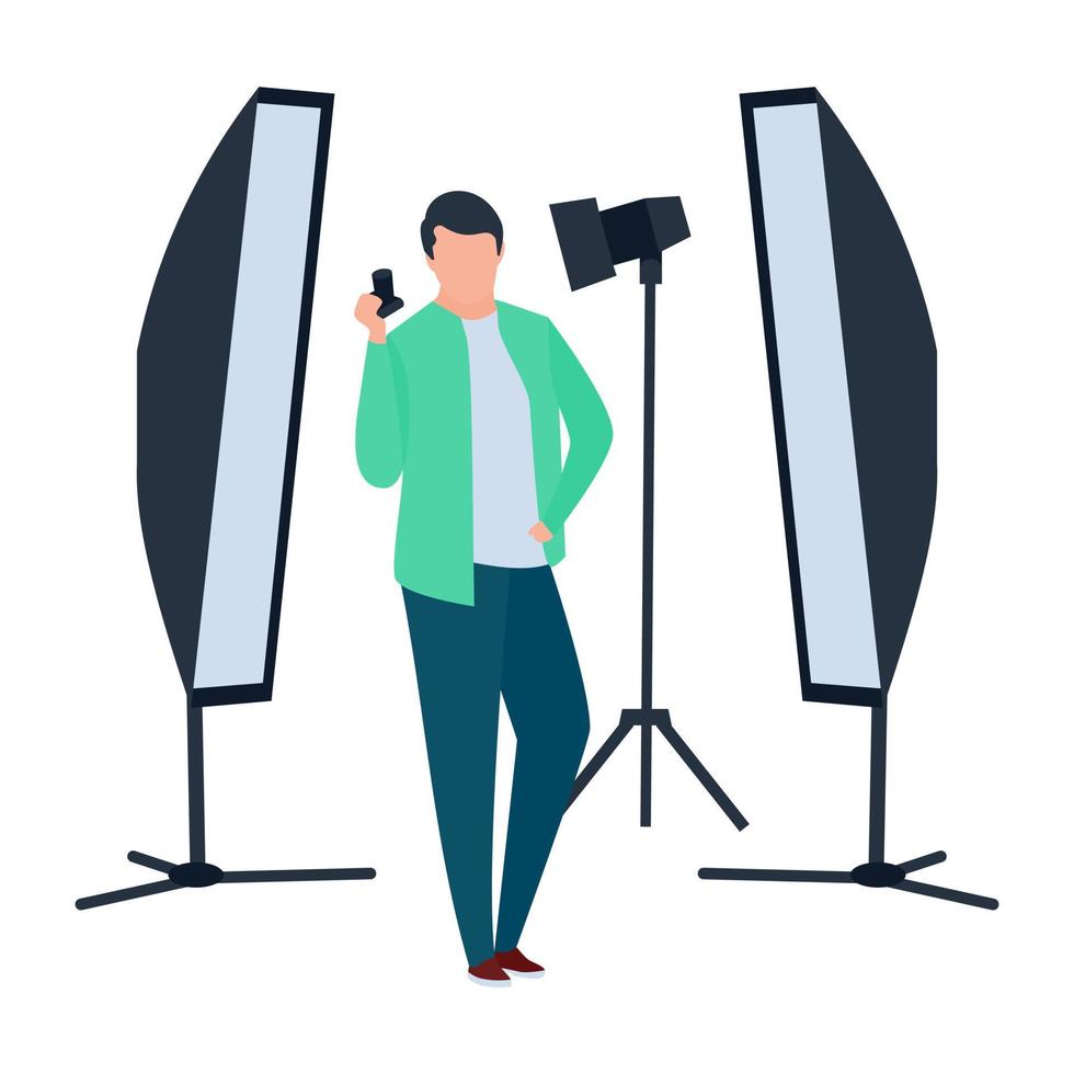 Professional Photographer Concepts vector