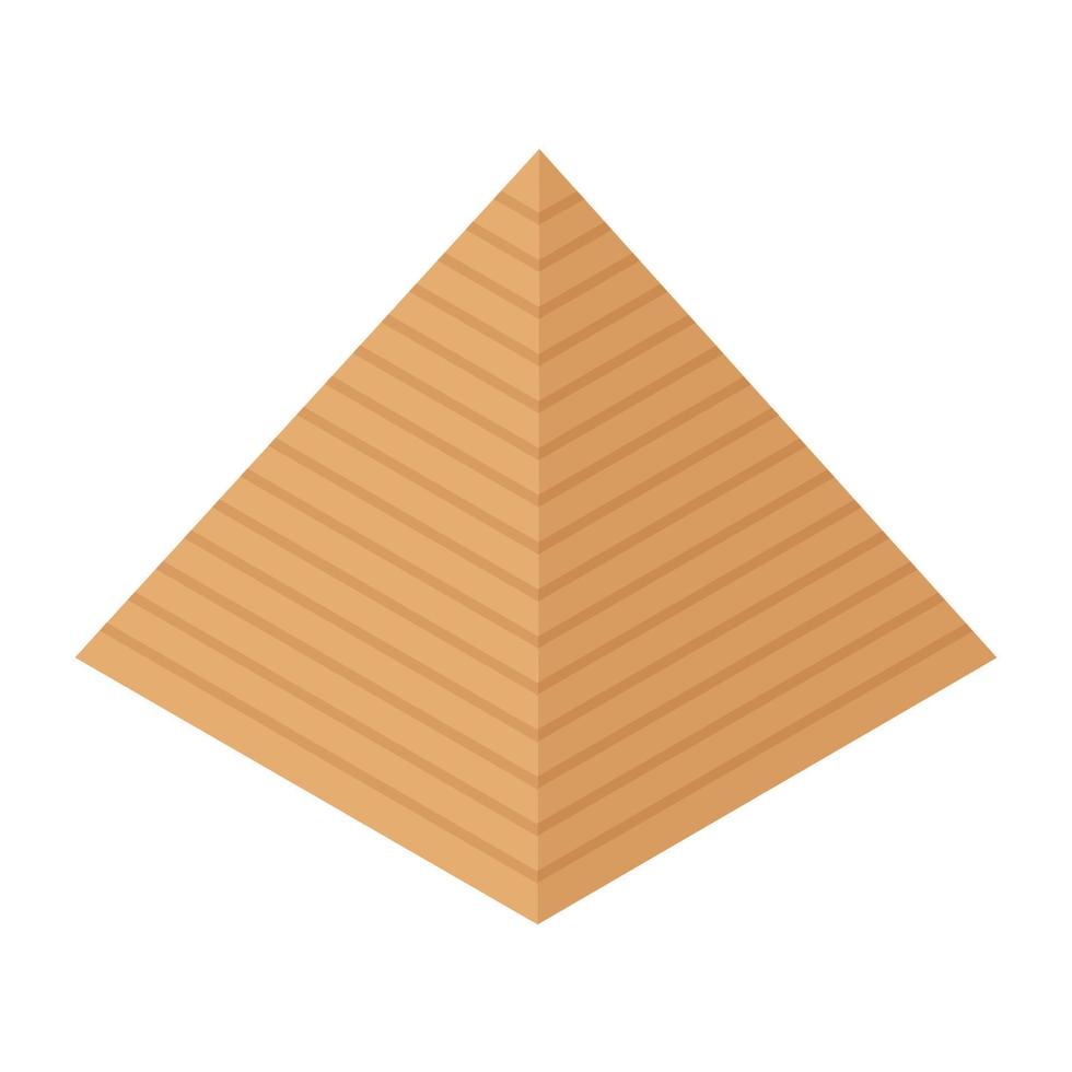 Trendy Pyramid Concepts vector