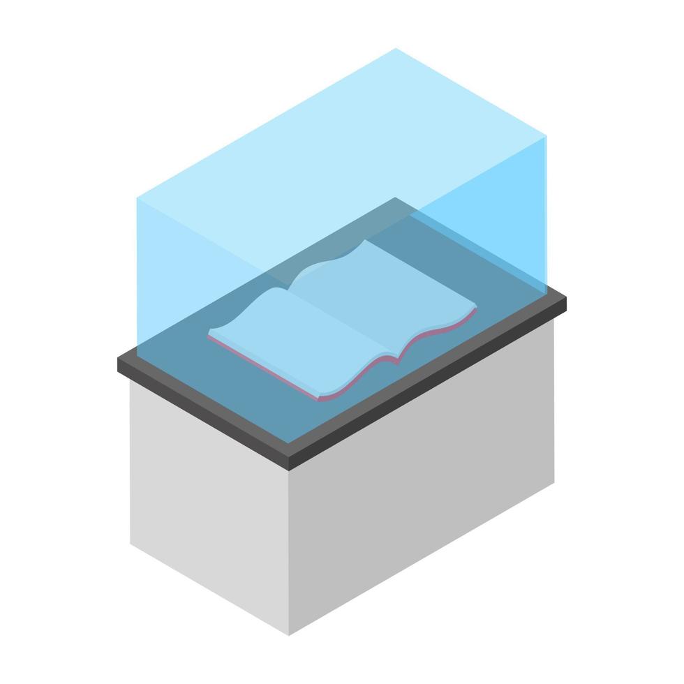 Museum Showcase Concepts vector