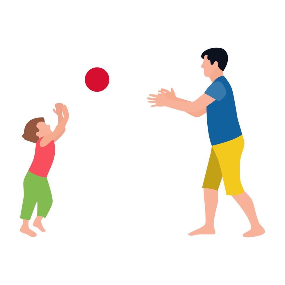Ball Playing Concepts vector
