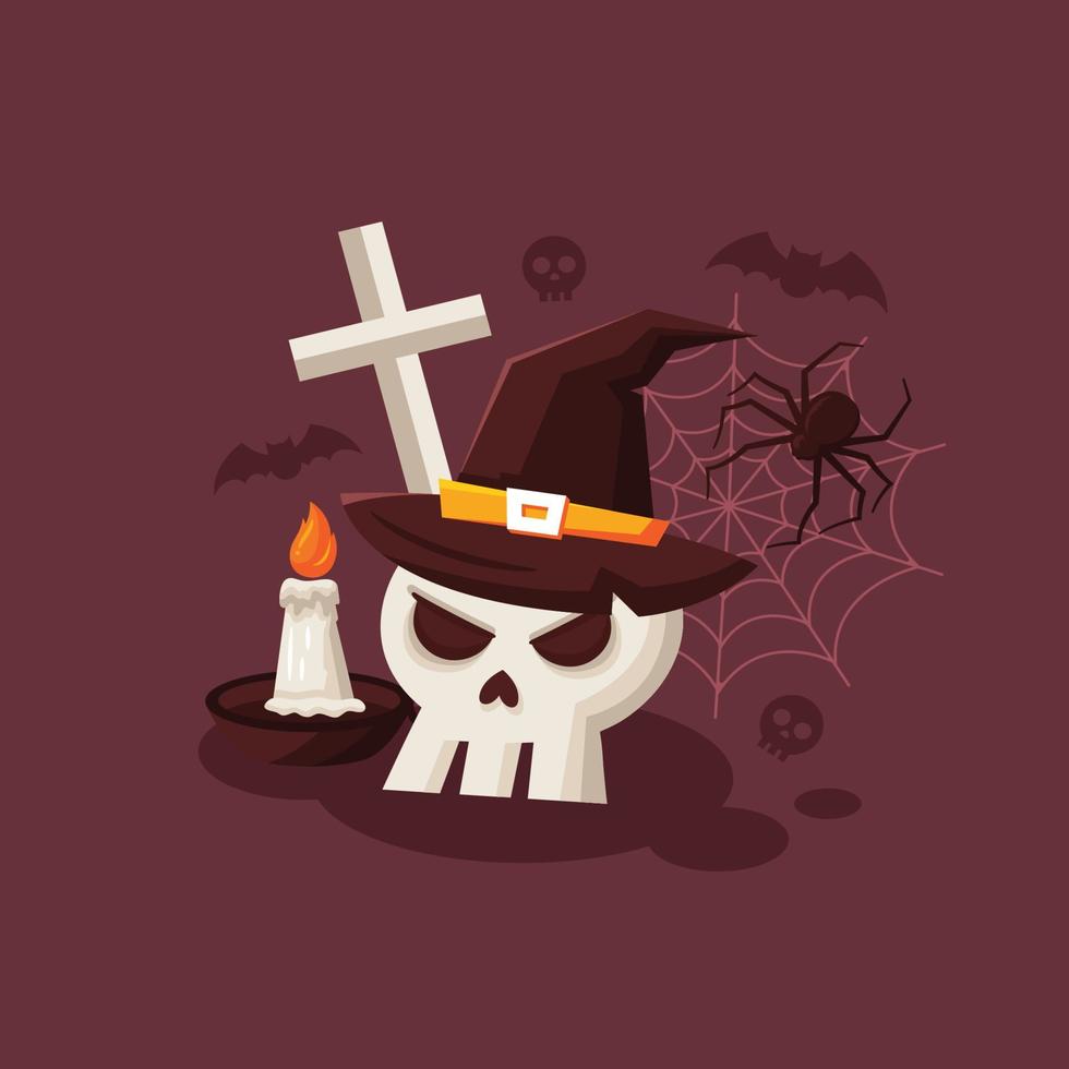 colección de fondos de halloween. diseño tradicional para eventos de octubre. plantillas vectoriales fáciles de editar vector