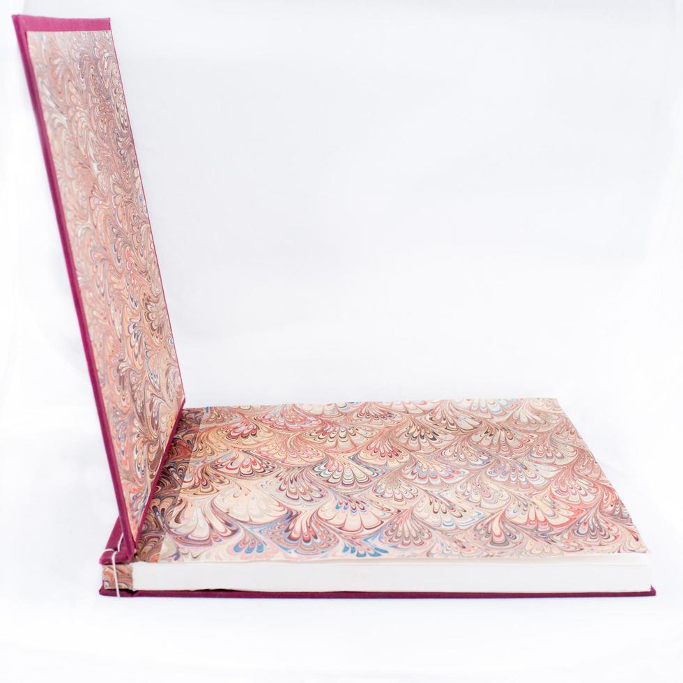 Colorful open book handcrafted photo