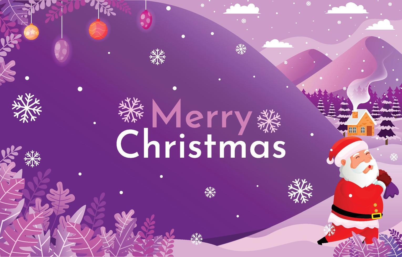 Santa Claus Character Background vector