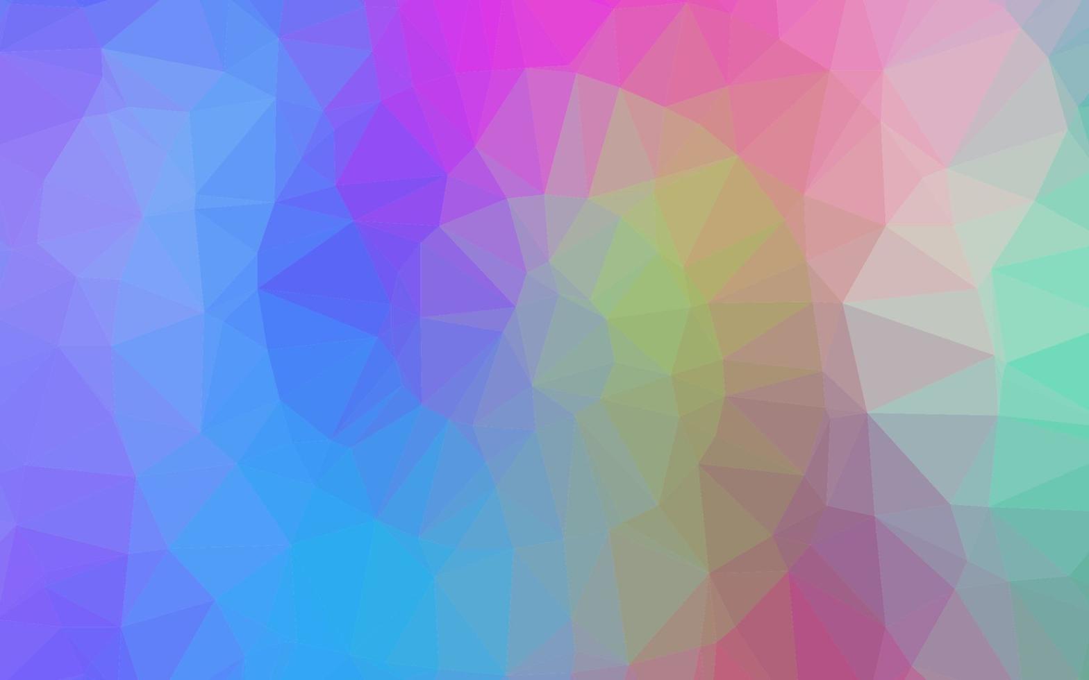 Light Multicolor, Rainbow vector triangle mosaic template.