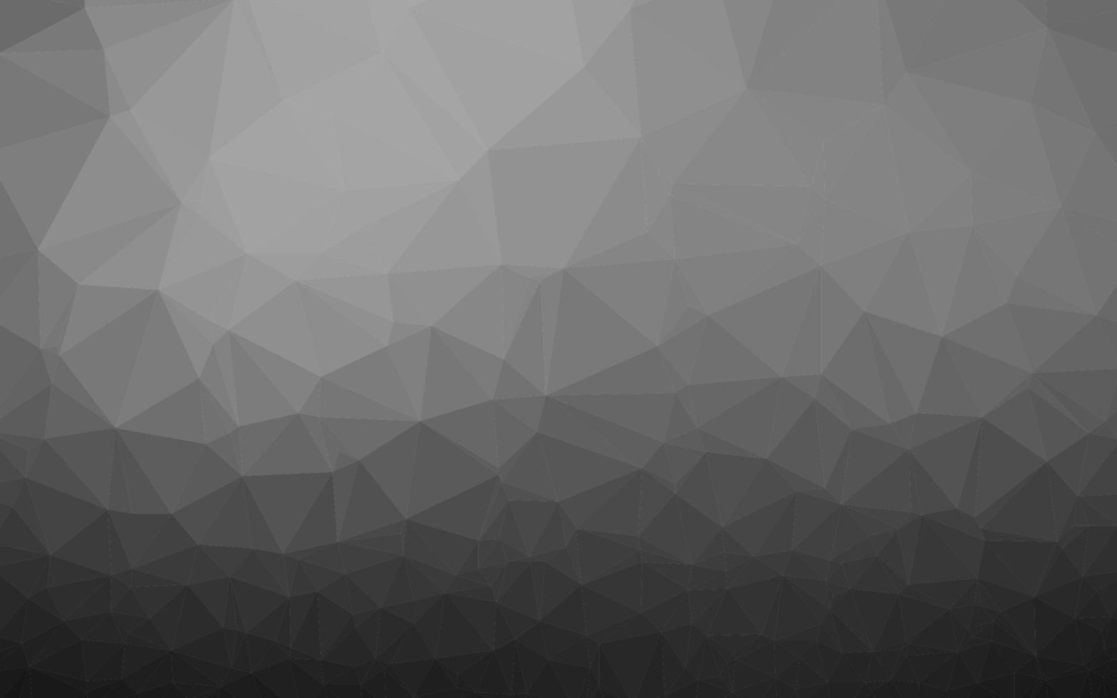 Dark Silver, Gray vector low poly cover.