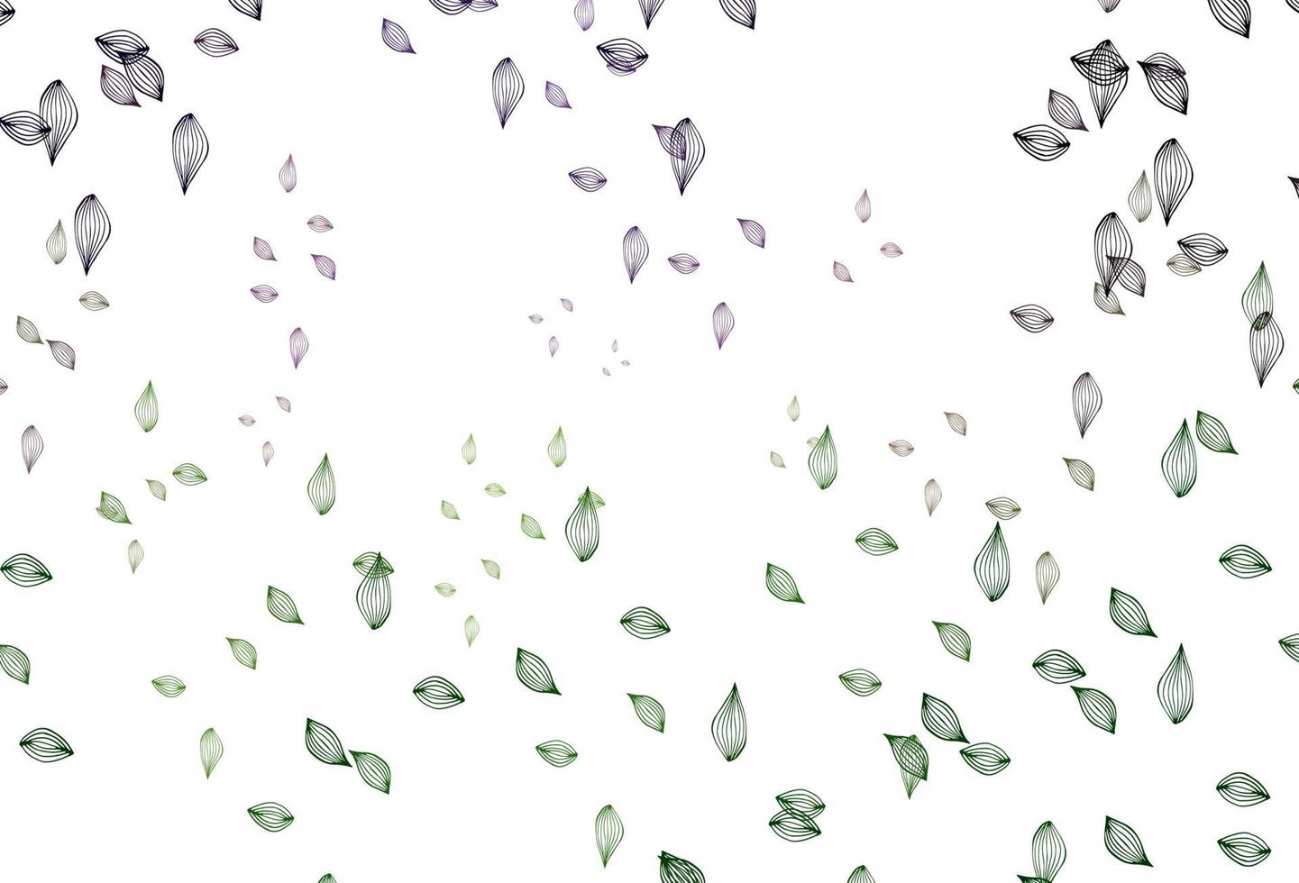 Light Pink, Green vector hand painted background.
