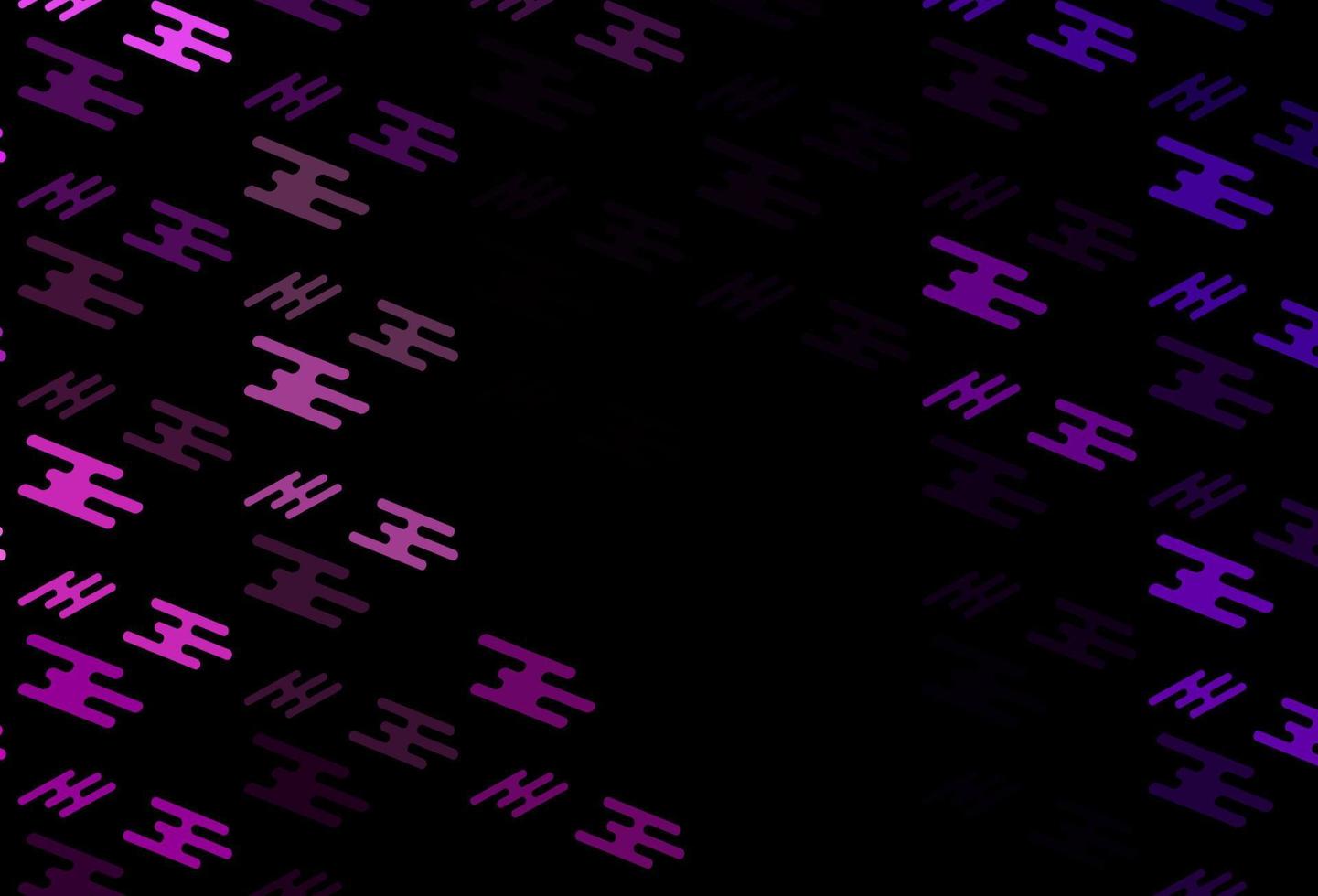 Dark Purple vector pattern with narrow lines.