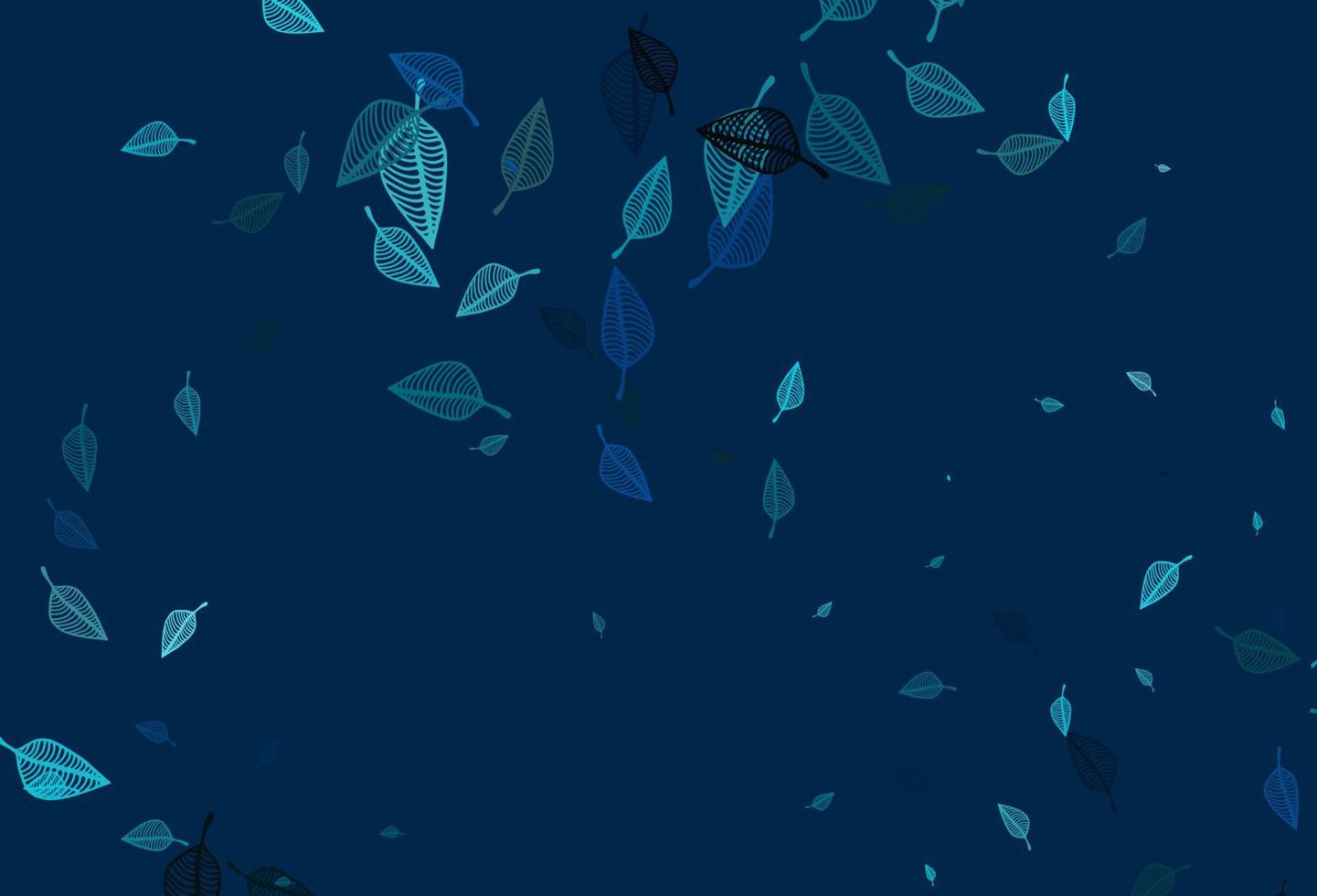 Light BLUE vector doodle background.