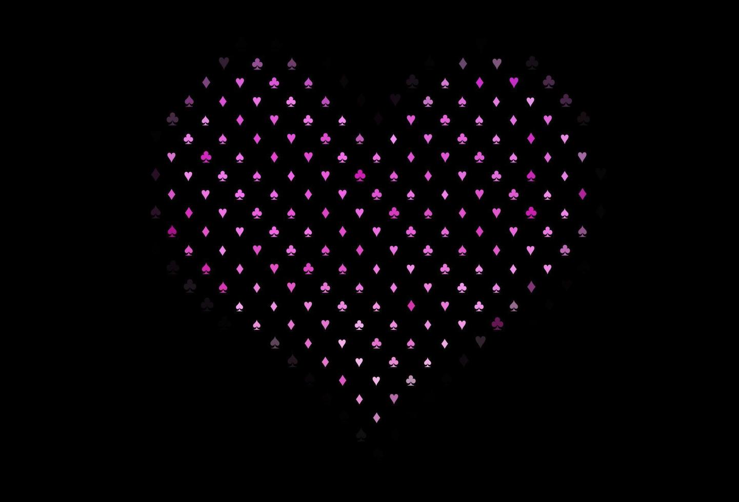 Dark pink vector layout with elements of cards.