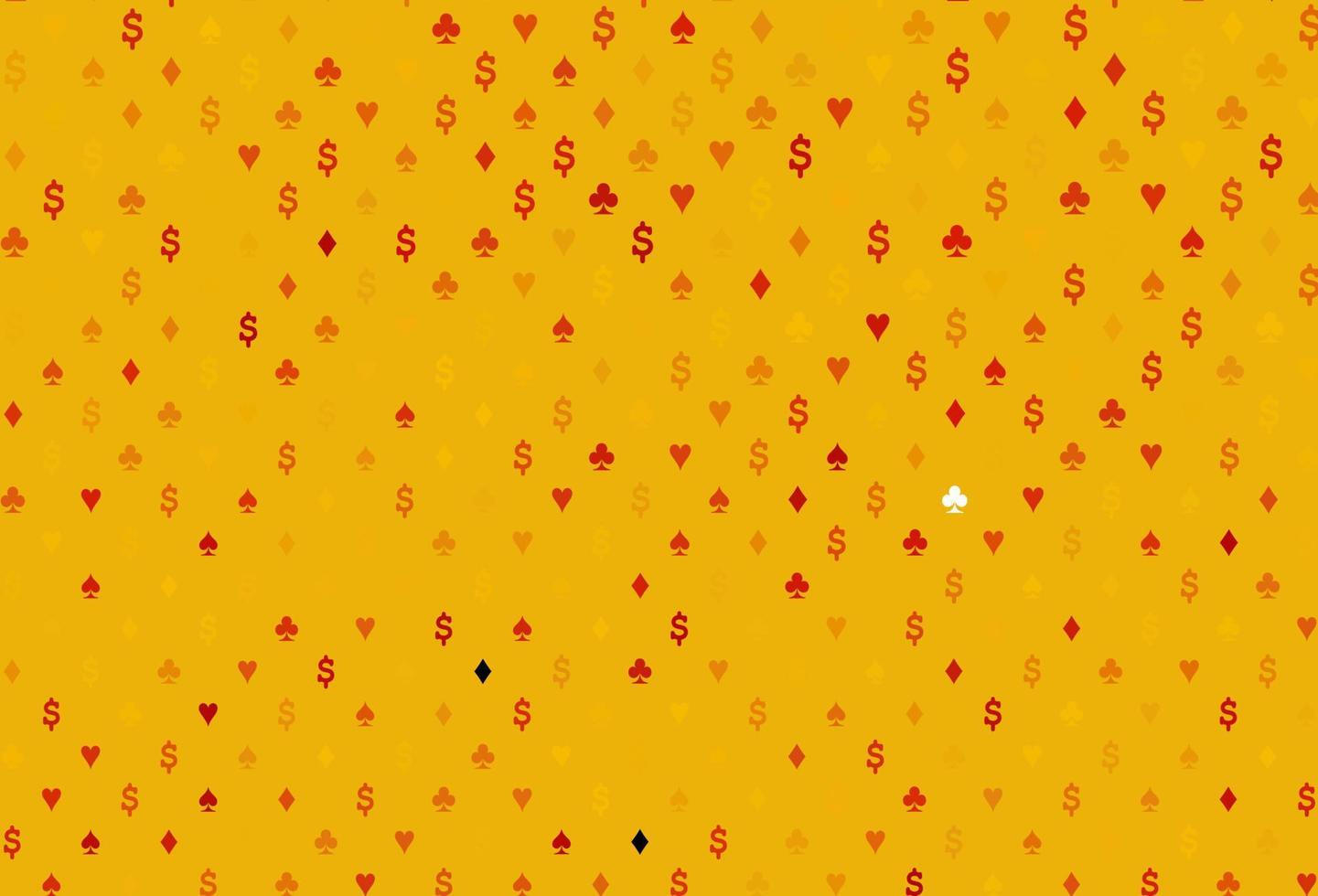 Light orange vector layout with elements of cards.