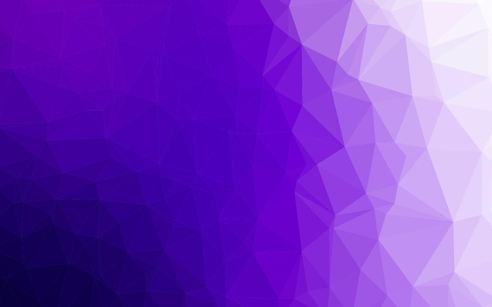 Light Purple vector shining triangular background.