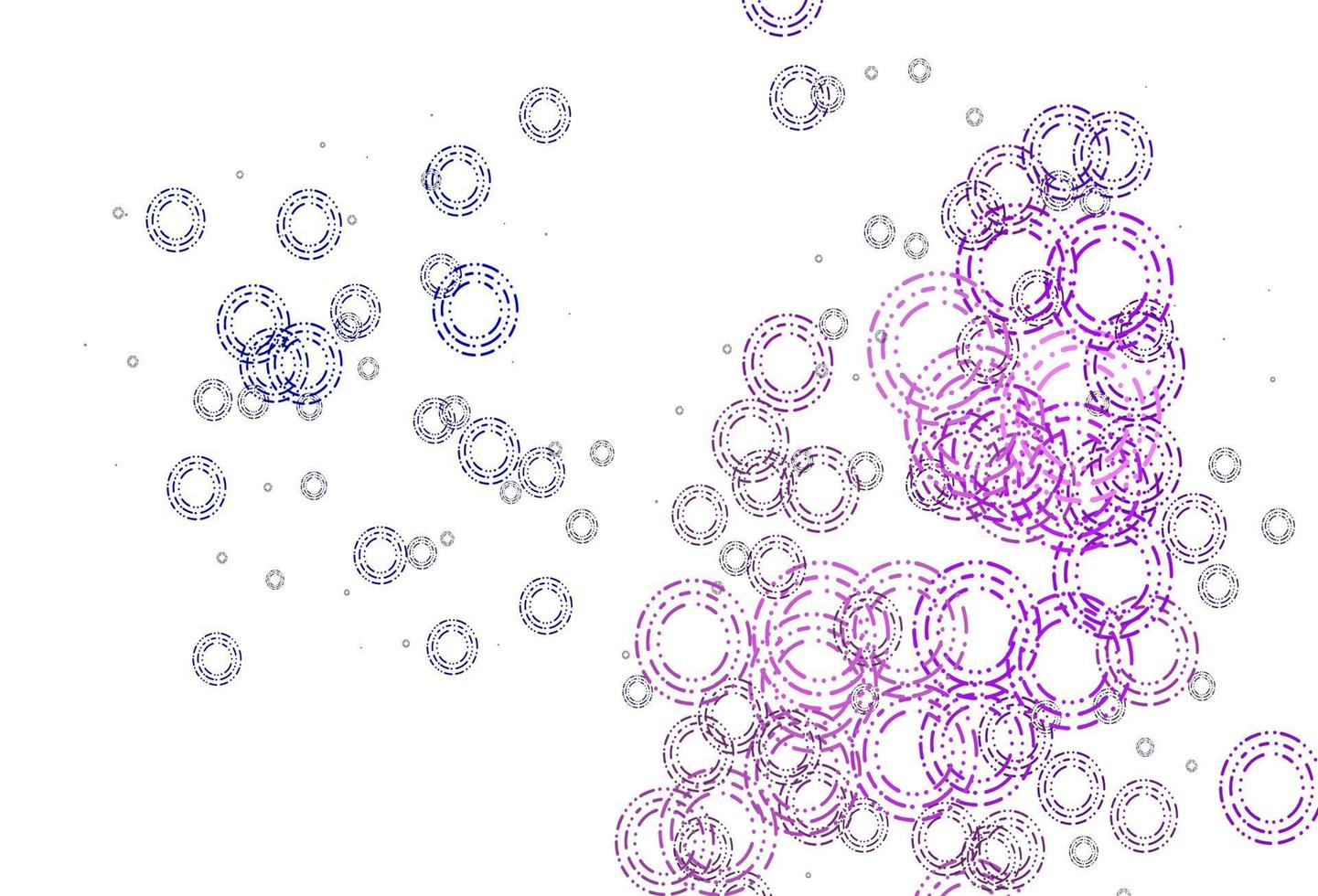 Light Pink, Blue vector pattern with spheres.